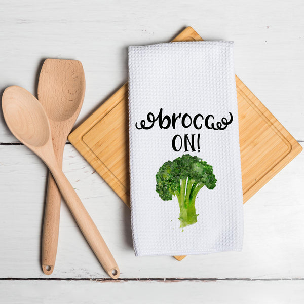 Creative Waffle Kitchen  Vegetable Saying Tea Towel I Don't Carrot All, All My Single Lettuce Funny Hostess Gift 40x60cm (100pcs)