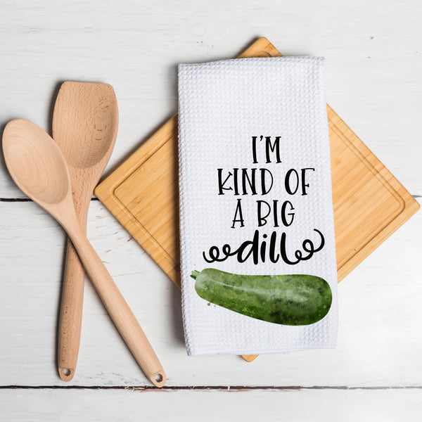 Creative Waffle Kitchen  Vegetable Saying Tea Towel I Don't Carrot All, All My Single Lettuce Funny Hostess Gift 40x60cm (100pcs)