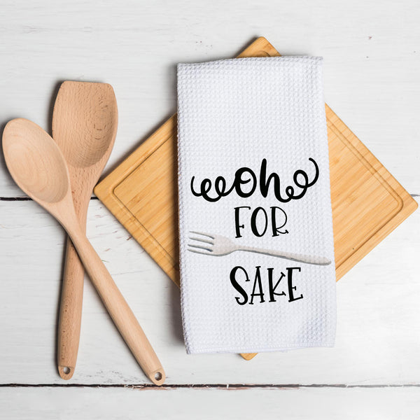 40x60cm Attractive Pun Kitchen Towel, Can't Touch It Just Beat It Tea Towel Housewarming Gift (100pcs)