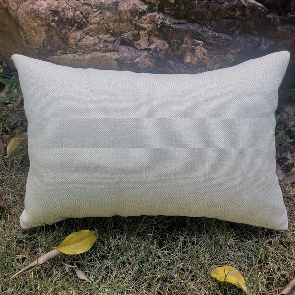 Wholesale Cheap Blank Sublimation Pillow Cover 12x18 Farmhouse Linen Pillow Case for Home Decor Special Occasions Gift (100pcs)