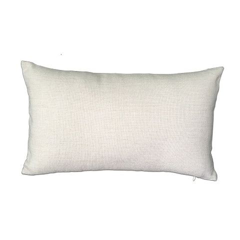 12x18 Inches Linen Pillow Case Sublimation Blanks 100% Polyester Printable Cushion Cover plain faux linen pillow cover (100pcs)