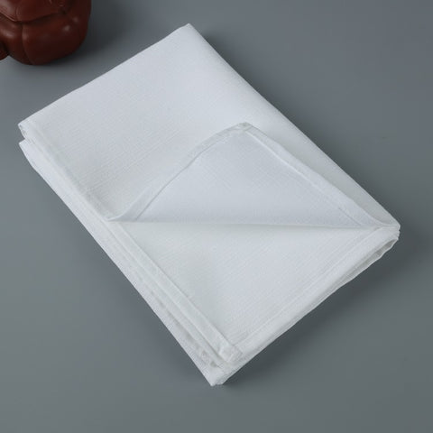 100% Polyester Linen Plain White Tea Towel Soft Blank Kitchen Towel 50x70 CM for Sublimation (100pcs)