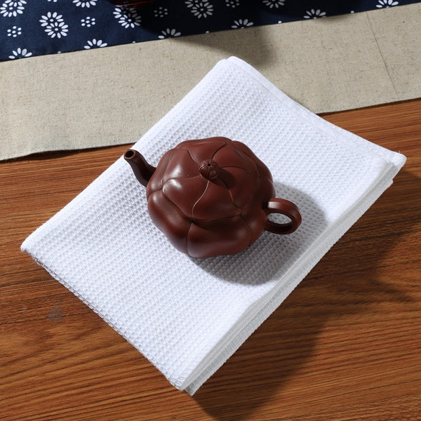 Ready to ShipIn Stock Fast Dispatch Wholesale 10 Colors 100% Cotton Waffle Kitchen Dish Towel Holiday Blank Tea Towel 45x65 CM (100pcs)