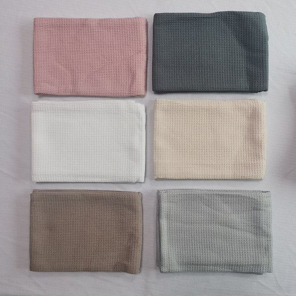 Ready to ShipIn Stock Fast Dispatch Wholesale 10 Colors 100% Cotton Waffle Kitchen Dish Towel Holiday Blank Tea Towel 45x65 CM (100pcs)
