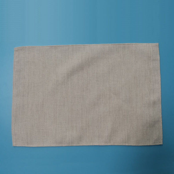 12x18 Inches Plain Table Linen Plain Faux Burlap Placemat Blanks for Sublimation (100pcs)