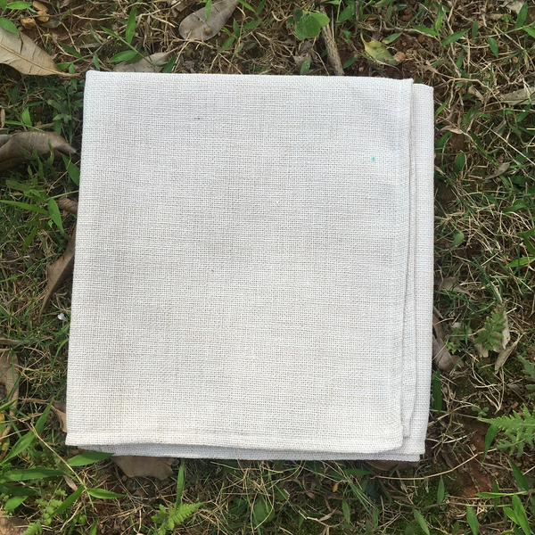 40x70 CM Natural Color Plain Burlap Tea Towel Polyester-Linen Blank Kitchen Towel for Sublimation (100pcs)