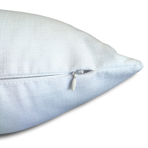 Pure White Blank Polyester Pillow Cover 16x16 Poly-Linen Cushion Cover for Sublimation (100pcs)