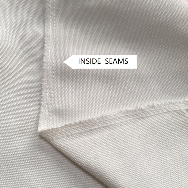 12x20 White Polyester Canvas Pillow Cover Blanks Lumbar Pillow Case for Sublimation (100pcs)