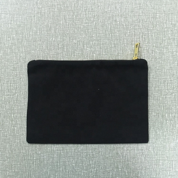 Blank canvas makeup bag cotton cosmetic storage bag Makeup Pouch for DIY screen print (100pcs)