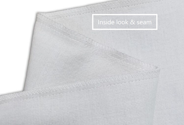 18x18 Off White Faux linen Pillow Cover Blanks 100% Polyester Artificial Burlap Pillow Case for Sublimation (100pcs)