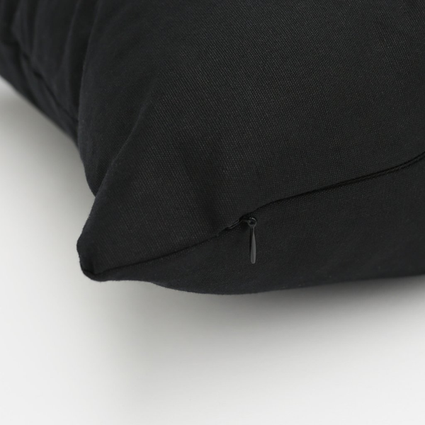 Black 12 OZ Canvas Pillow Case Blank Heavy weight Cotton Cushion Cover (100pcs)