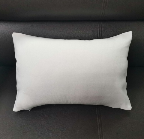 30x45 CM White Polyester Lumbar Pillow Case Sublimation Blanks 100 % Polyester Soft Plain Canvas Cushion Covers (100pcs)