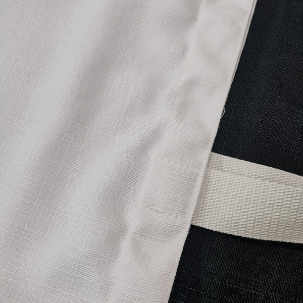 Blank White Sublimation Totes bag Plain Polyester Shoulder bag 40x40cm (100pcs)