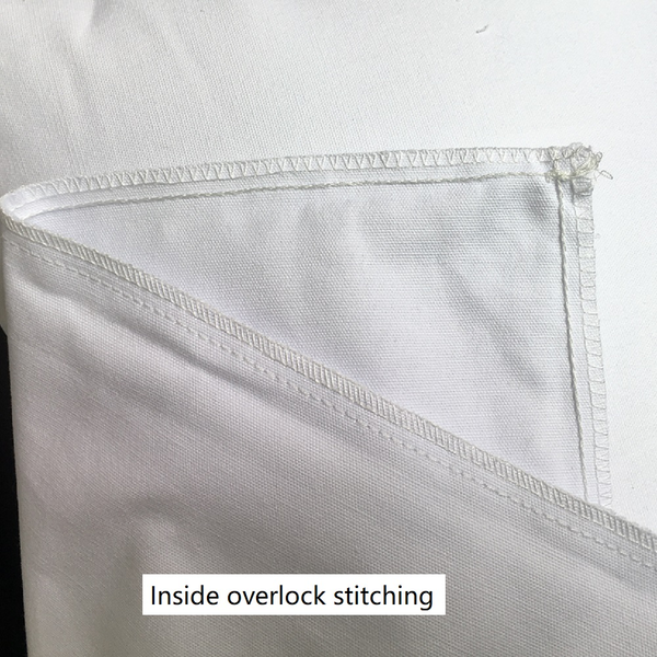 12x20 Natural Canvas Pillow Cover Blanks Plain white Cotton Lumbar Throw Pillow Case (100pcs)