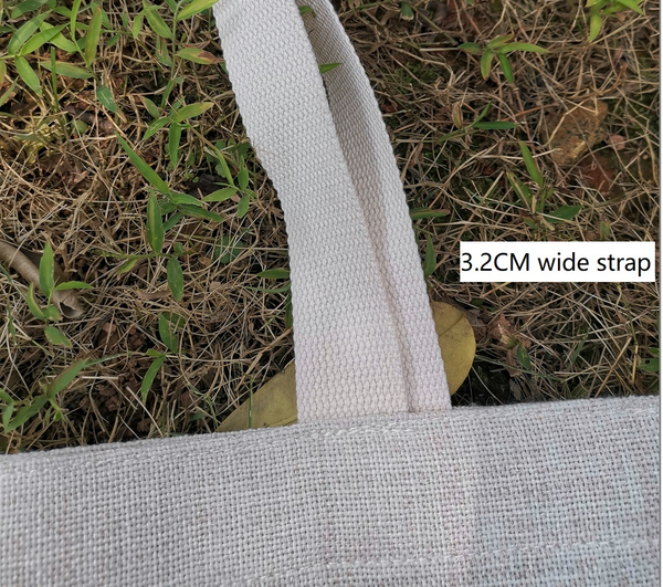 43x48 CM Faux Linen Large Totes Bags Plain Burlap Shopping bag Sublimation Blanks (100pcs)