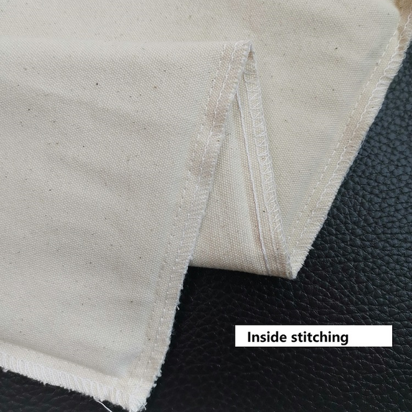 12x19 Inches Blank Canvas Lumbar Pillow Cover Natural Cotton Pillow Case for Embroidery (100pcs)