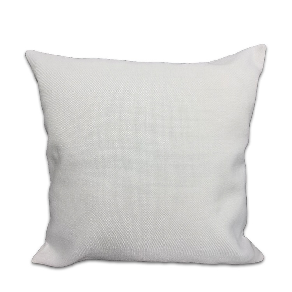 18x18 Off White Faux linen Pillow Cover Blanks 100% Polyester Artificial Burlap Pillow Case for Sublimation (100pcs)