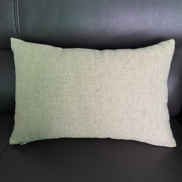 12x18 Inches Blank Linen Cushion Cover 100% Linen Sofa Pillow Case With Hidden Zipper Embroidery Blanks (100pcs)