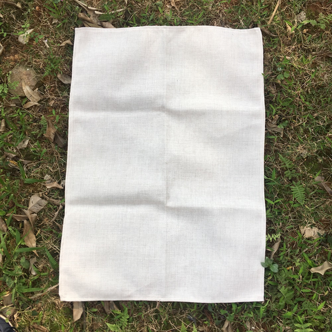 100% Polyester Linen Plain White Tea Towel Soft Blank Kitchen Towel 50 –  Partner Textiles