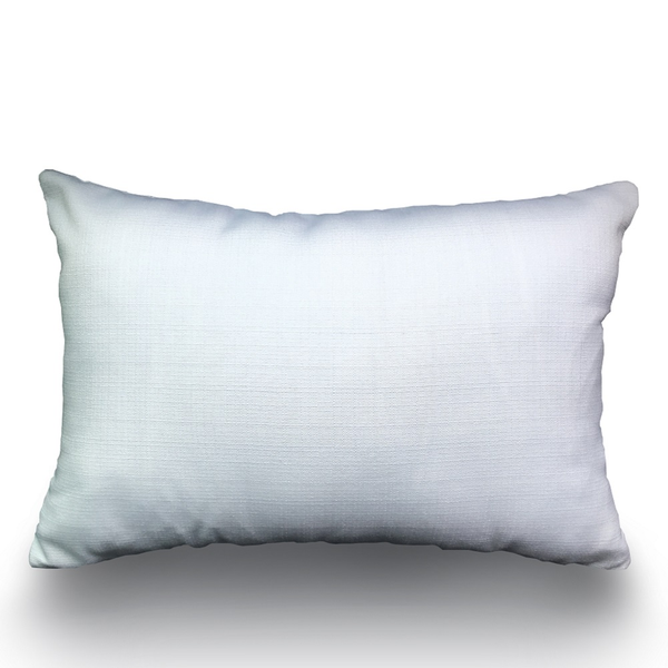 Wholesale 12x18 White Polyester Linen Plain Pillow Case Blank Sofa Cushion Cover for Sublimation (100pcs)