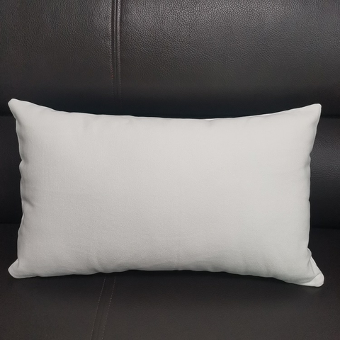 12x20 Inches Off White Lumbar Pillow Cover Blanks Wholesale Thick Canvas Pillow Case for Painting (100pcs)