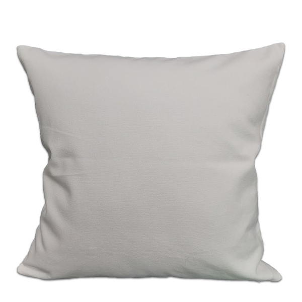 18x18 Off White Blank 12 Oz Canvas Pillow Case 100% Cotton Plain Lumbar Pillow Cover with Hidden Zipper (100pcs)