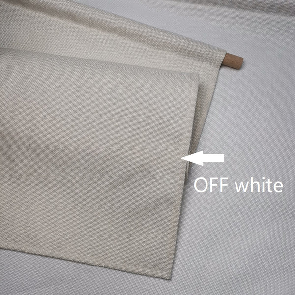 Home decor rustic linen hanging wall banner 16x24 inches white blanks for sublimation