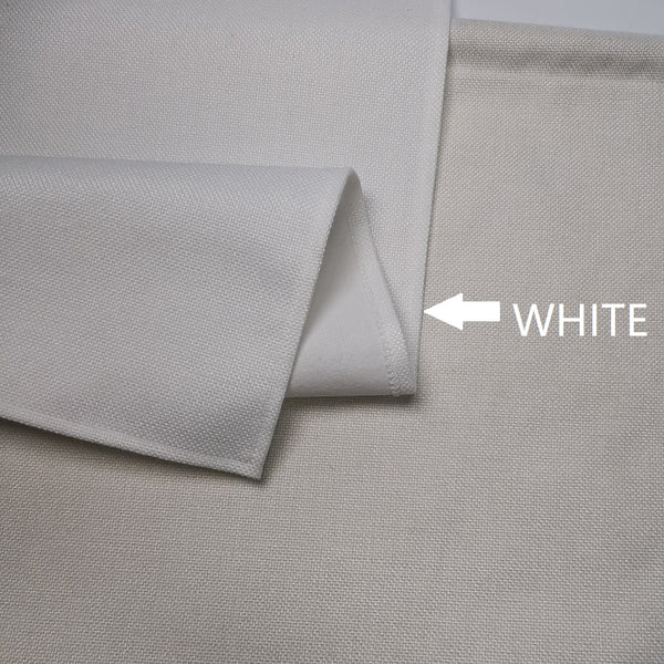 Home decor rustic linen hanging wall banner 16x24 inches white blanks for sublimation
